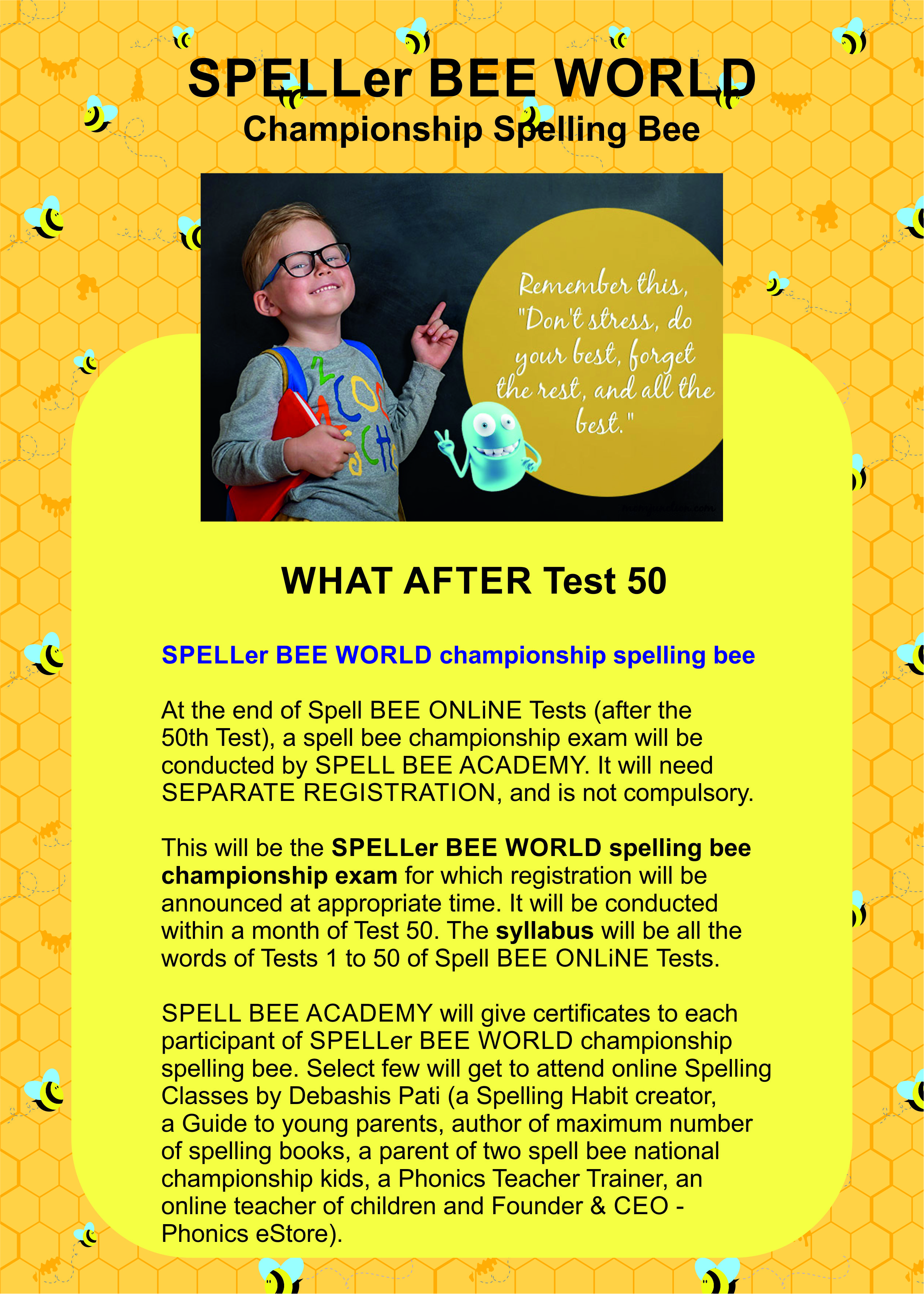 spell bee online tests